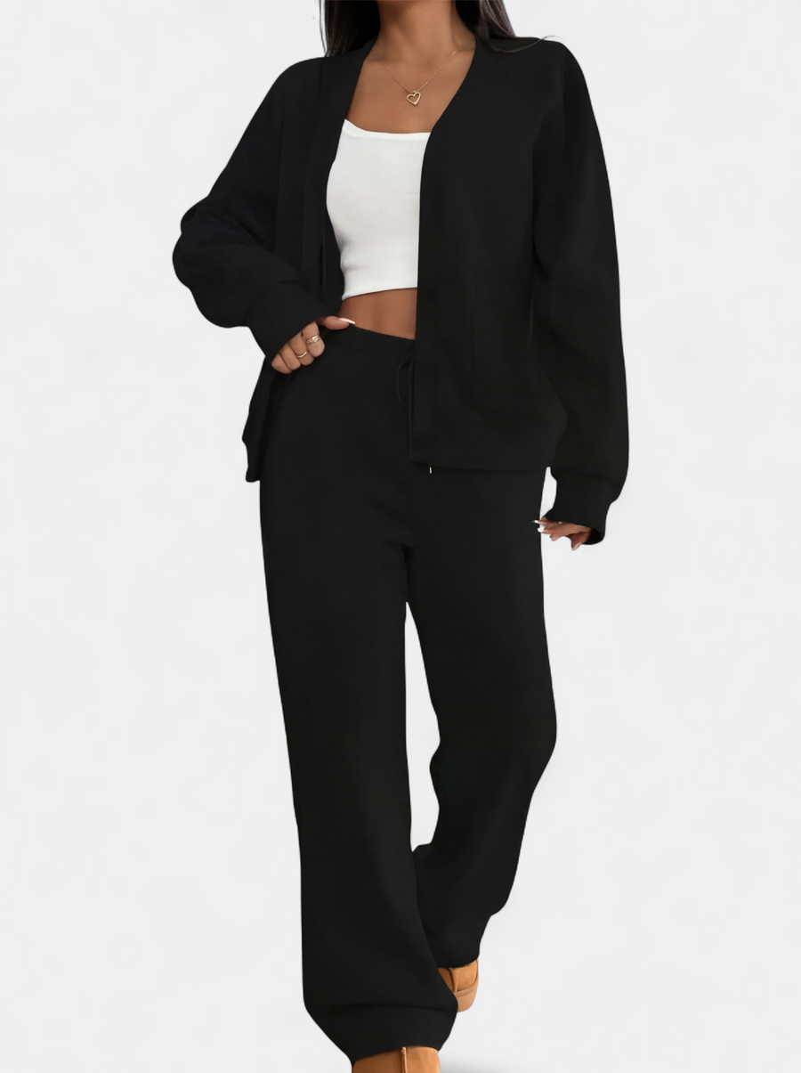 LAUREL | Casual Cardigan & Lounge Trousers Matching Set