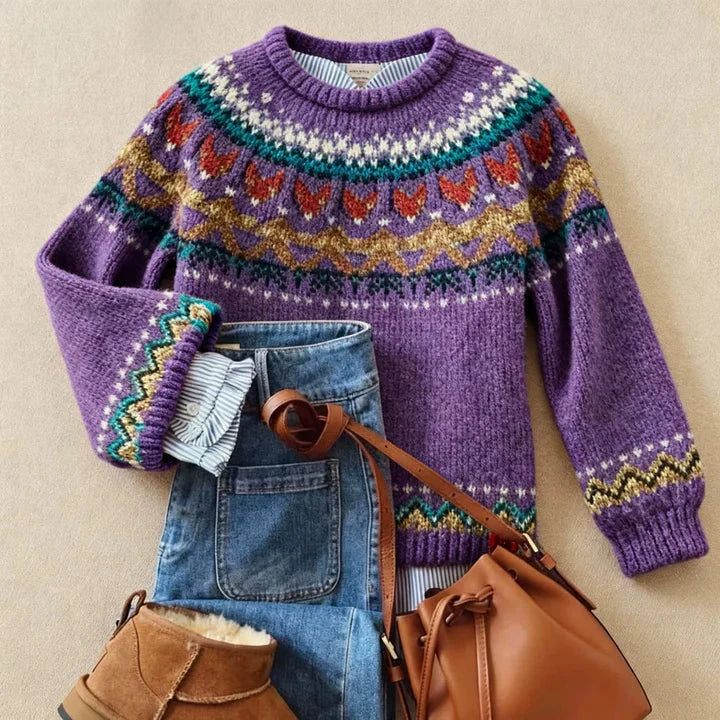 Elin™ | Nordic Fair Isle Sweater