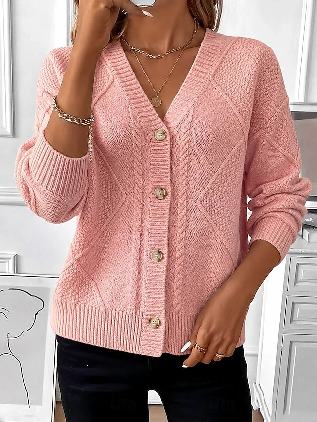 Joyce | Vintage Cable-Knit Cardigan