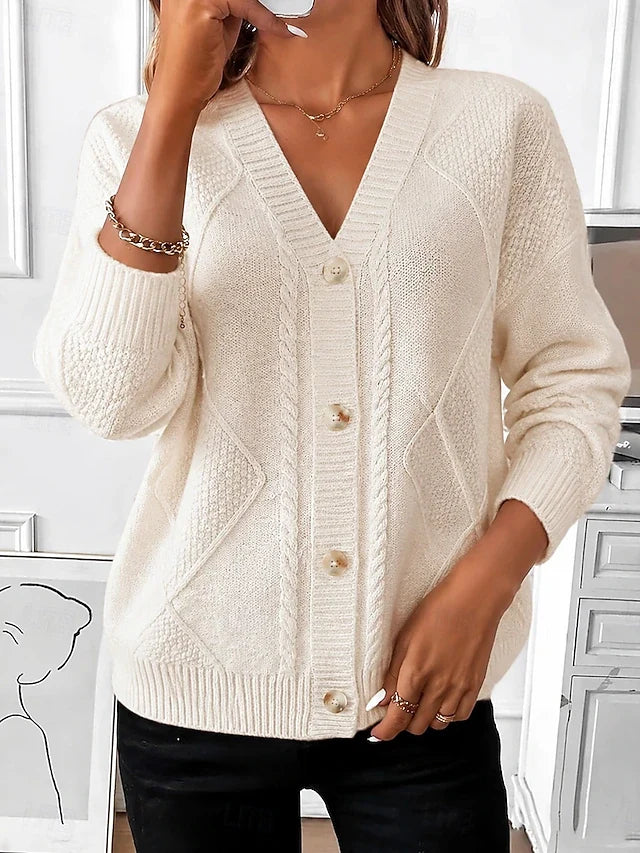 Joyce | Vintage Cable-Knit Cardigan