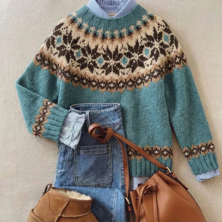 Elin™ | Nordic Fair Isle Sweater