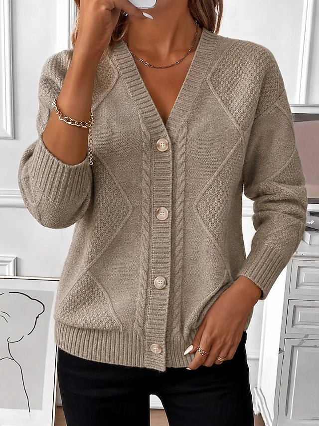 Joyce | Vintage Cable-Knit Cardigan